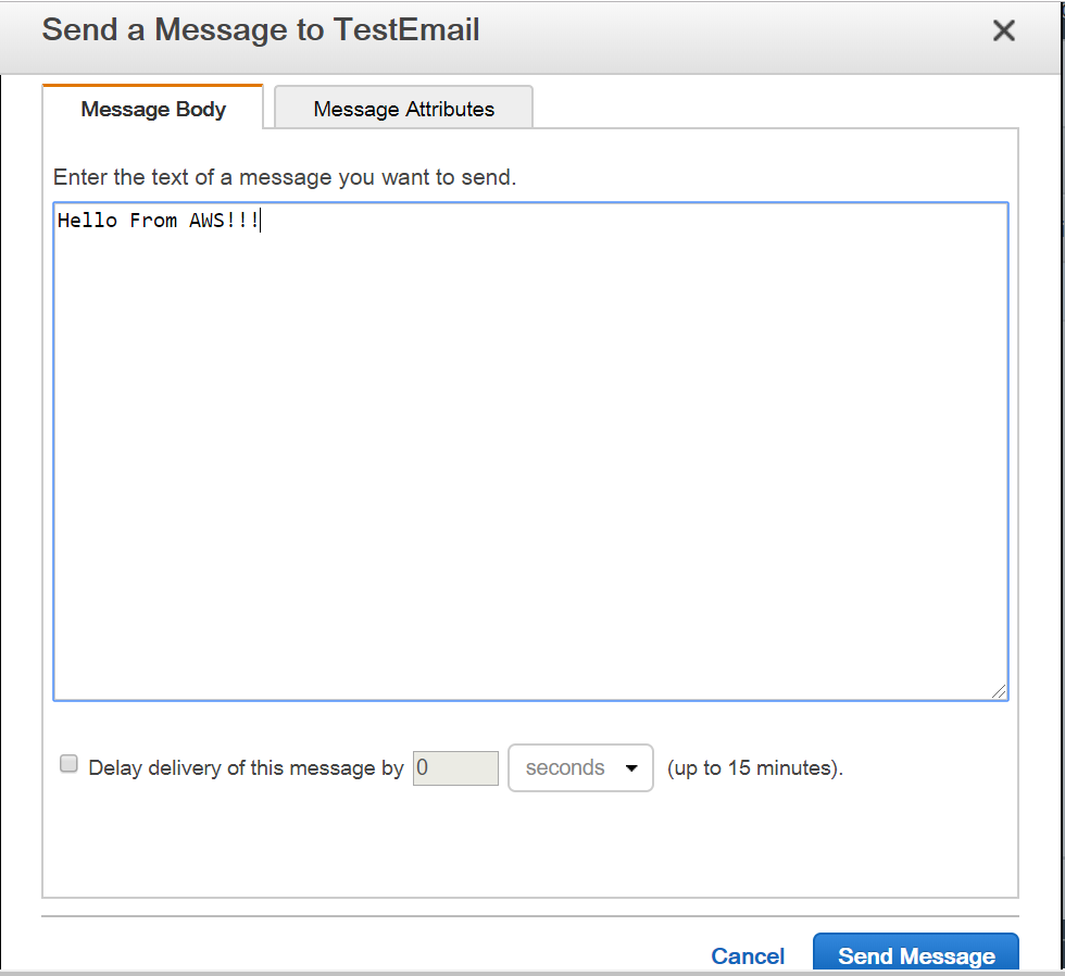 Send message