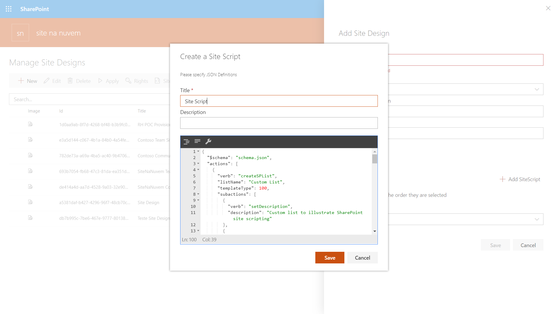 SPFx - Site Designs Manager - Blog IT